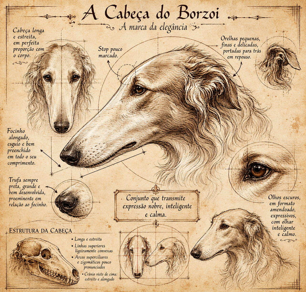 cabeca borzoi